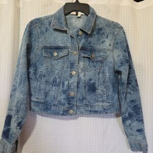 Cato Blue Jean Jacket Classic Denim Style Size Small